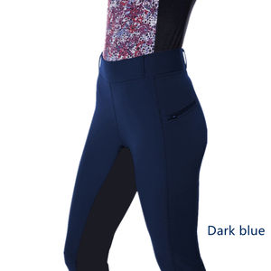 Custom Women leggings breeches <b>pants</b> mesh panel design anti slip silicone horse riding tight <b>pants</b> - Product Image 3