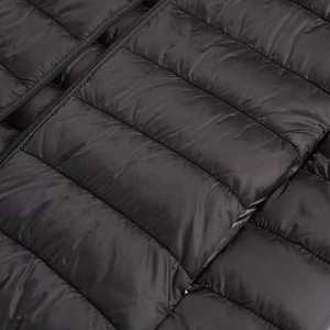 Chaquetas acolchadas para hombre 100% tela de nailon con capucha cremallera diseño personalizado nailon hecho ropa de invierno chaquetas para la venta chaqueta al aire libre - Product Image 5