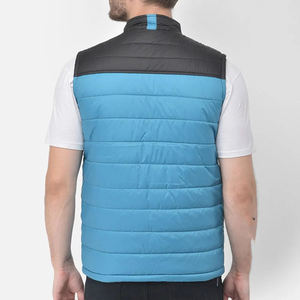 Chaleco de Plumón Personalizado para Hombre, Diseño de Primera Calidad, Sin Mangas, Cuello Alto, Logotipo Frontal, Ligero y Cómodo - Product Image 4