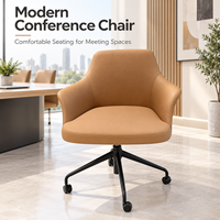 Chaise de bureau ergonomique pivotante moderne, réglable en hauteur, chaise de direction pour bureau, salle de réunion