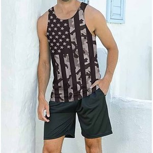 Camisetas de entrenamiento muscular para hombre de alta elasticidad sin mangas Quicky Dry Gym Running Tank Tops made by Dress Sports - Product Image 6