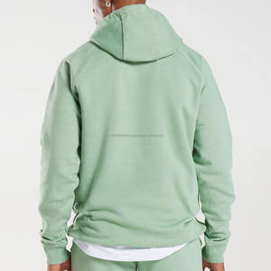 Sweats à capuche pour hommes personnalisés 100% coton Poches fonctionnelles Pull à capuche de haute qualité Sweat à capuche surdimensionné vierge Sweat à capuche lourd pour hommes - Product Image 4