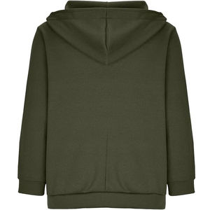 Sweat à capuche personnalisé pour femme, doublé polaire, imperméable, séchage rapide, respirant, coupe classique, service OEM, logo frontal - Product Image 2