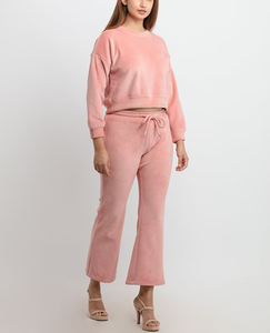 Nuevo diseño de chándal de terciopelo para mujer, ropa de invierno, moda para mujer, sudaderas con capucha, pantalones, chándal sólido, sudadera, chándal, ropa de gimnasio - Product Image 5