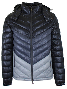 Men's Heavyweight Quilted Hooded Puffer Bubble <b>Jacket</b> (Sizes, S to 2XL) - Product Image 4