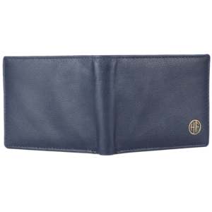 Portefeuille à deux volets en cuir Napa véritable pour hommes Protégé RFID 6 fentes pour cartes 2 poches cachées 2 fentes pour monnaie Polyester Cadeau parfait pour lui - Product Image 5