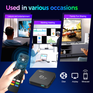 Nhà máy mới nhất Z1 không khí Allwinner H313 2/16GB <span class=keywords><strong>ANDROID</strong></span> TV BOX 8K phương tiện truyền thông Máy nghe nhạc Quad Core thông minh TV OTT với kép Wifi bằng giọng nói từ xa - Product Image 6