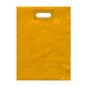 Sac en plastique à poignée découpée renforcée, imprimé sur mesure, de haute qualité, jetable, pour le shopping - Product Image 3