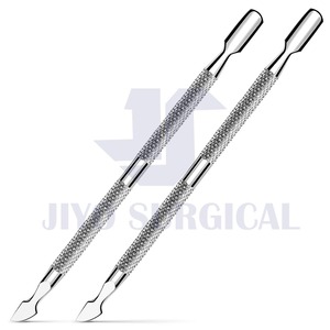 Empujador de cutículas para decoración de uñas de alta calidad, herramienta de manicura de doble extremo de acero inoxidable para el cuidado profesional y personal de las uñas - Product Image 4