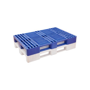 Paleta de Plástico EPP de Alta Resistencia 80x120, de Una Sola Cara, Entrada de 4 Vías, Solución de Almacenamiento Industrial - Product Image 1