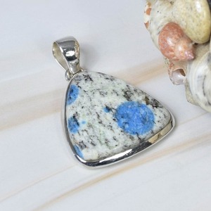 K2 Jesper pendentif en argent sterling 925 fait à la main avec pierres précieuses pour les filles bijoux en argent 925 avec tampon à la mode et plaqué or - Product Image 2