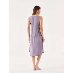 Camisón de Tirantes con Cuello en V para Mujer, de Bambú Suave, Ropa de Dormir Informal de Verano con Estampado Personalizado, Tejido de Algodón Modal - Product Image 5
