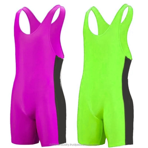 Design personnalisé USA Teamwear Respirant Sangle Réglable Maillots de Lutte pour Gym Sport Workout Fitness Haltérophilie - Product Image 3