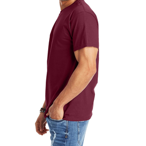 T-shirt en microfibre à séchage rapide pour hommes à la mode Matériau mixte Hommes Logo personnalisé imprimé hommes T-shirt de haute qualité - Product Image 6