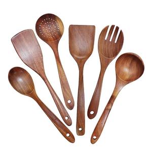 Latest New Design Wood Cutlery <b>Set</b> 100% High Quality Most Popular Custom Design Handmade Flat Ware <b>Wooden</b> <b>Spoon</b> Hotel Kitchen - Product Image 2