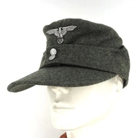 Chapeau Haut de Forme Militaire M43 en Dentelle de Haute Qualité, Réplique Historique Personnalisée pour Uniforme, Idéal pour Fêtes, Réglable