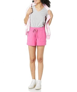 2023 femmes Sexy taille haute Fitness Yoga Shorts respirant coton Logo teinture Technique mince sport Style nouveau été chaud Shorts - Product Image 3