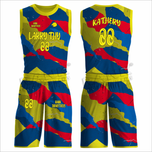 Uniforme de Baloncesto Cómodo para Deportes de Equipo en Canchas Cubiertas, Uniforme de Baloncesto Resistente - Product Image 1