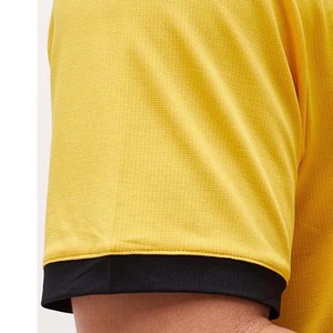 New Design Wholesale Men Polo Shirt 220 GSM Cotton Men Fashion Polo Shirt Custom Logo <b>Printing</b> Yellow High Street Shirts for Men - Product Image 5