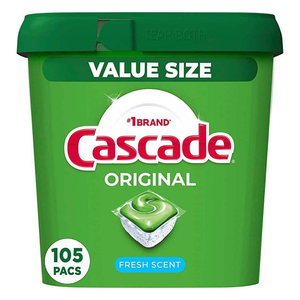 Détergent lave-vaisselle en gros Cascade Platinum Plus, 72 ActionPacs, 2X Dawn Grease Fighting Power pour usage intensif - Product Image 2