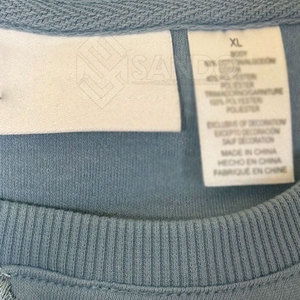 เสื้อสเวตเตอร์ผ้าฝ้ายกันลมของผู้หญิงมีรายละเอียดพลอยเทียมออกแบบโลโก้ด้านหน้าระบายอากาศและสำหรับฤดูหนาว - Product Image 6