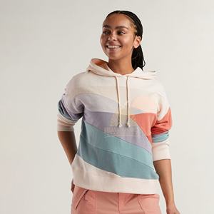 Sweat-shirts à capuche personnalisés pour femmes, 100 % coton molletonné, anti-plis, manches longues, coupe classique, vente en gros - Product Image 1