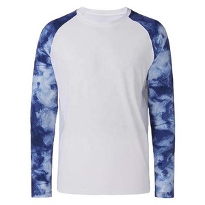 เสื้อคอกลมแขนยาวสำหรับผู้ชายเสื้อตกปลาผ้าสแปนเด็กซ์โพลีเอสเตอร์ระบายอากาศ UPF50 + แห้งเร็ว - Product Image 6