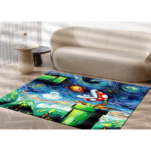Tapis imprimé Van Gogh : rehaussez votre espace avec un art intemporel, tapis doux non tissé - Product Image 5