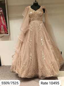 Premium <strong>Net</strong> <strong>Gown</strong> for Women <strong>with</strong> Elegant Embroidery Perfect for Wedding Receptions Parties and Festive Celebrations - Product Image 4