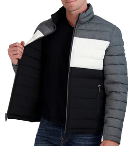 Vente chaude à manches longues doudoune couleur unie haute qualité nouvelle arrivée col montant extérieur prix raisonnable veste bouffante - Product Image 4