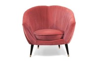 Fauteuil à bascule en métal de style nordique, de haute qualité, durable, à 4 pieds, en tissu velours blanc et or, pour chambre à coucher, salon, extérieur