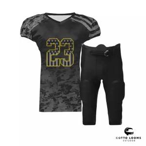 Equipo personalizado OEM camiseta de fútbol americano y uniforme de impresión sublimada nombre y número personalizados - Product Image 6