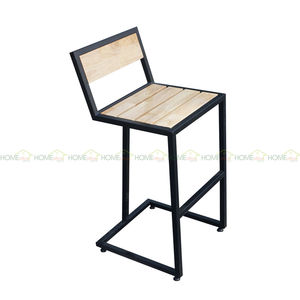 SFBR005 Silla de Bar con Respaldo y Estructura de Hierro para Mujer - Product Image 2