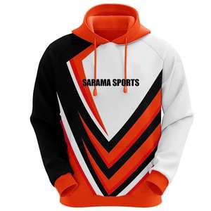 Sweat-shirt sublimé sur mesure, sweat-shirt en polaire polyester uni, sweat-shirt à capuche, vêtements de sport pour la salle de sport, sweat-shirt à capuche pour hommes - Product Image 1