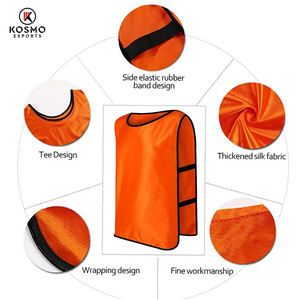 Wholesale High Quality Polyester Soccer Vest Custom Breathable Football Training Bibs Name <b>Printing</b> 100% <b>Mesh</b> High Soccer Wear - Product Image 5