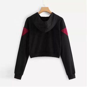 Sweats à capuche à épaules tombantes pour femme Nouveau design de haute qualité Pullover Hoodies Multi-Color Sweatshirts - Product Image 2