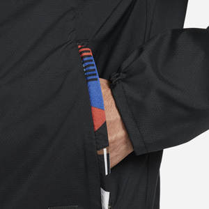 Veste coupe-vent imperméable à motifs pour homme |   Veste de course légère à capuche |   Vêtements de rue urbains imprimés |   Écologique et rapide - Product Image 4