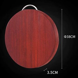 Planche à découper de cuisine en bois de forme ronde antique avec poignée, nouveau Design, table à découper en bois, Offre Spéciale - Product Image 2