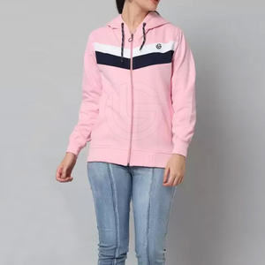 Sudaderas con capucha de material suave de alta calidad para mujer, ropa de calle informal con cuello con capucha, gran oferta en invierno con logotipo frontal a bajo precio - Product Image 5