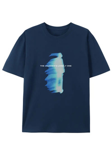 T-shirt à manches courtes col en O pour hommes 100% coton de haute qualité Plus Size 260 grammes Poids du tissu disponible en différentes couleurs - Product Image 6