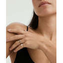 Anillo de pinky con sello de diamante Pav - Product Image 2