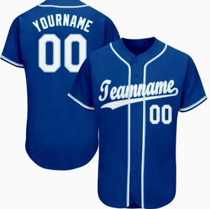 ชุดเบสบอลคอวีติดกระดุมเสื้อกีฬาเบสบอลปรับแต่งโลโก้ได้ตามต้องการ - Product Image 4