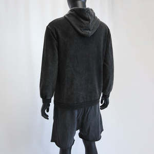 Sweat à capuche surdimensionné unisexe French Terry 100% coton Streetwear Vintage Acid Wash Distressed 400 Gsm Custom Men's Washed Hoodies - Product Image 3