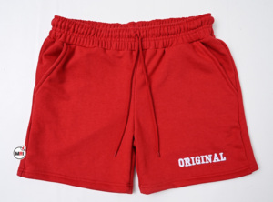 100% Cotton Fleece Men's <b>Shorts</b> High Quality Custom Embroidery Logo Casual Mid-Waist Quick Dry Breathable Anti-Wrinkle Feature - Product Image 3