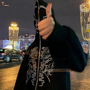 Fabricante de Pakistán sudaderas con diamantes de imitación de alta calidad mejor estilo buena calidad sudaderas con diamantes de imitación - Product Image 5
