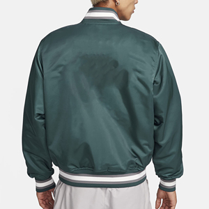 Veste bomber en satin réversible pour homme, taille plus, couleur personnalisée, veste de baseball d'hiver, fabrication directe d'usine - Product Image 3