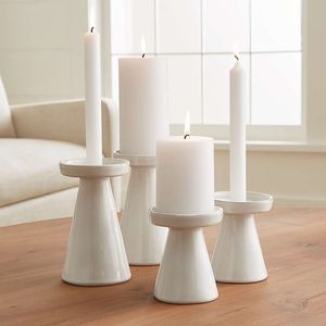 Portavelas de madera pura, soporte para velas, decoración para bodas y fiestas, decoración de lujo para bodas. - Product Image 1