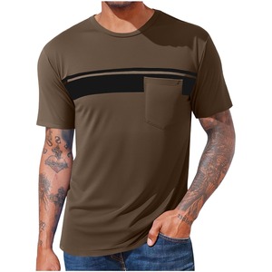 Anti-pilling nueva moda 2025 camisetas personalizadas al por mayor verano hombres multicolor precio barato camisetas para hombres - Product Image 4