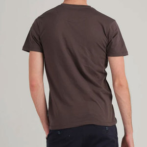 T-shirt surdimensionné à la mode pour hommes coton polyester tissu décontracté streetwear doux respirant design à bas prix - Product Image 4