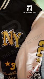 Custom Chenille Embroidery Patch Baseball Jacket for Men USA Lettering Jackets - Product Image 5
